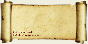 Jana Poljaković vizit kartica